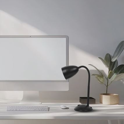 Eπιτραπέζιο φωτιστικό LOGIC 1xE27/60W/230V μαύρο