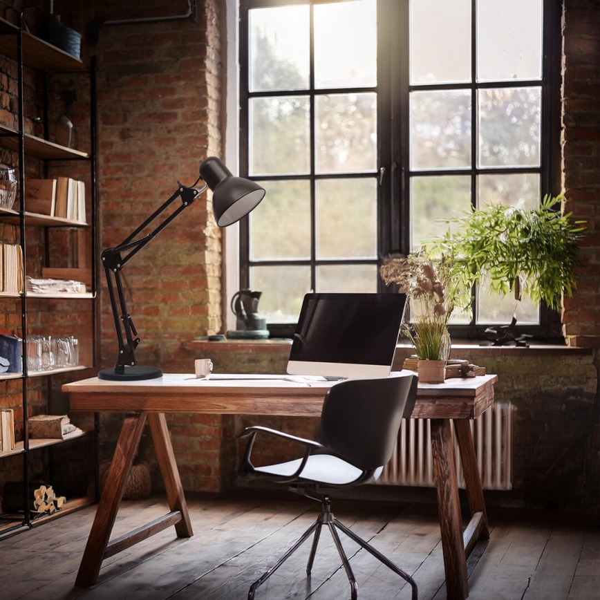 Eπιτραπέζιο φωτιστικό NEXA 1xE27/60W/230V μαύρο