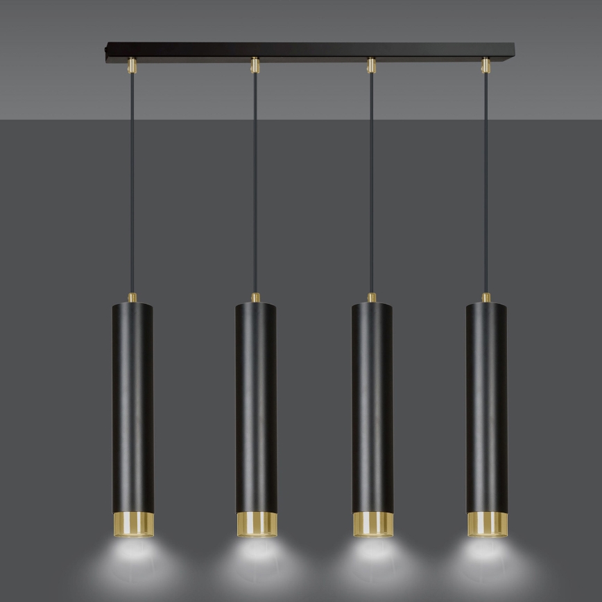 Euluna - Κρεμαστό φωτιστικό οροφής ράγα KUMO 4xGU10/30W/230V