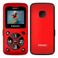 Evolveo - EasyPhone ID κινητό τηλέφωνο για ηλικιωμένους, κόκκινο