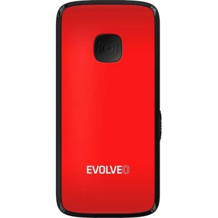 Evolveo - EasyPhone ID, κινητό τηλέφωνο για ηλικιωμένους, κόκκινο