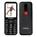 Evolveo - EasyPhone LT 4G κινητό τηλέφωνο για ηλικιωμένους μαύρο
