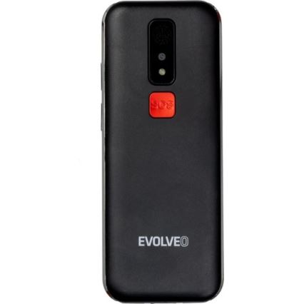 Evolveo - EasyPhone LT, 4G κινητό τηλέφωνο για ηλικιωμένους, μαύρο