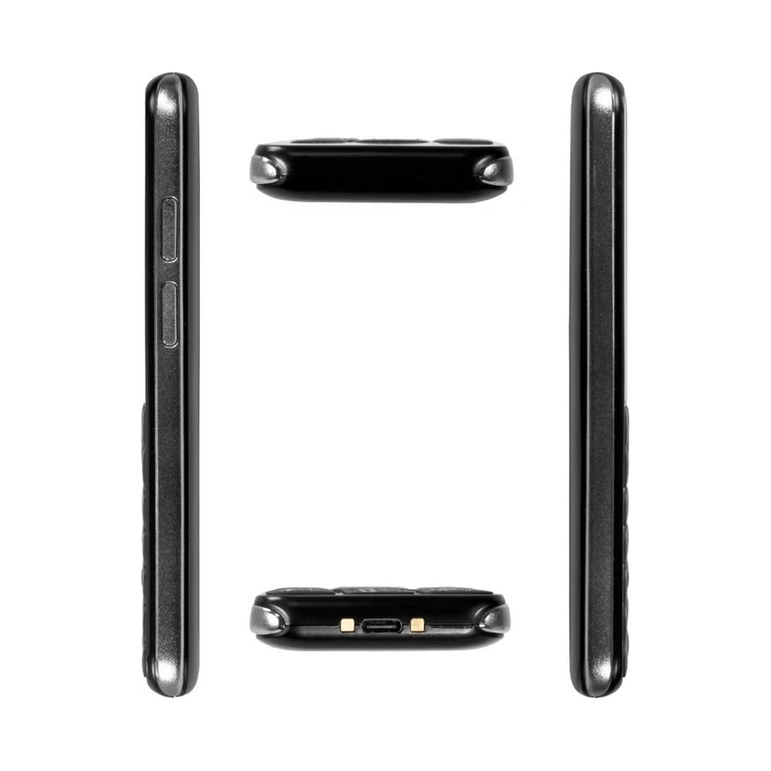 Evolveo - EasyPhone LT, 4G κινητό τηλέφωνο για ηλικιωμένους, μαύρο