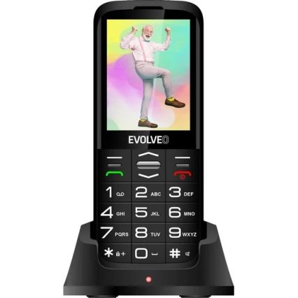 Evolveo - EasyPhone XO κινητό τηλέφωνο για ηλικιωμένους μαύρο