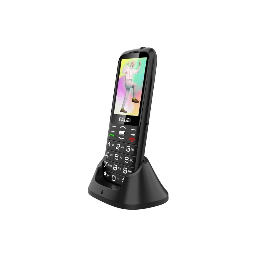 Evolveo - EasyPhone XO κινητό τηλέφωνο για ηλικιωμένους μαύρο
