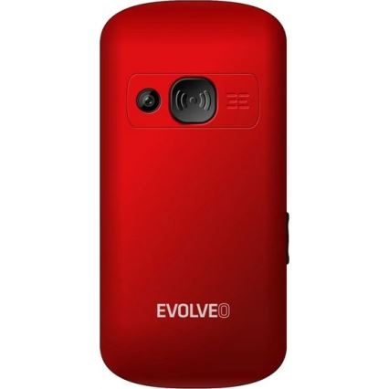 Evolveo - EasyPhone XS, κινητό τηλέφωνο για ηλικιωμένους κόκκινο