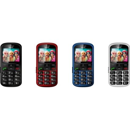 Evolveo - EasyPhone XS, κινητό τηλέφωνο για ηλικιωμένους κόκκινο