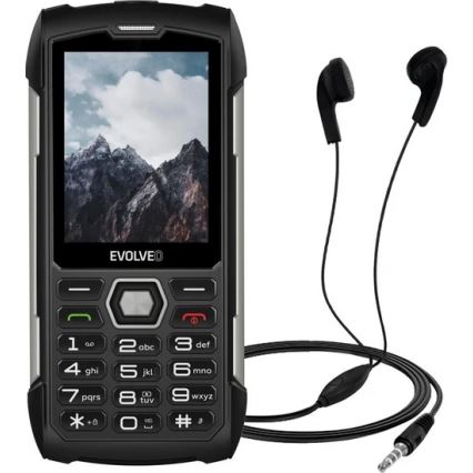Evolveo - StrongPhone H1 αδιάβροχο Dual SIM κινητό τηλέφωνο μαύρο/ασημί