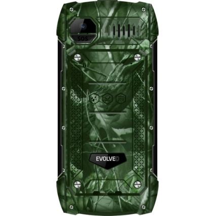 Evolveo - StrongPhone H1, αδιάβροχο τηλέφωνο Dual SIM με κυνηγετικό καμουφλάζ