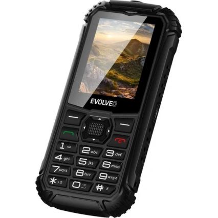 Evolveo - StrongPhone Q1 αδιάβροχο Dual SIM τηλέφωνο, μαύρο