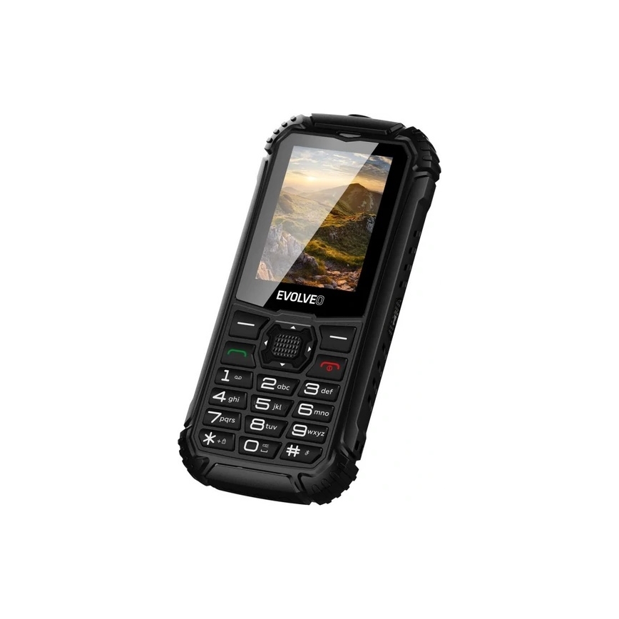 Evolveo - StrongPhone Q1 αδιάβροχο Dual SIM τηλέφωνο, μαύρο