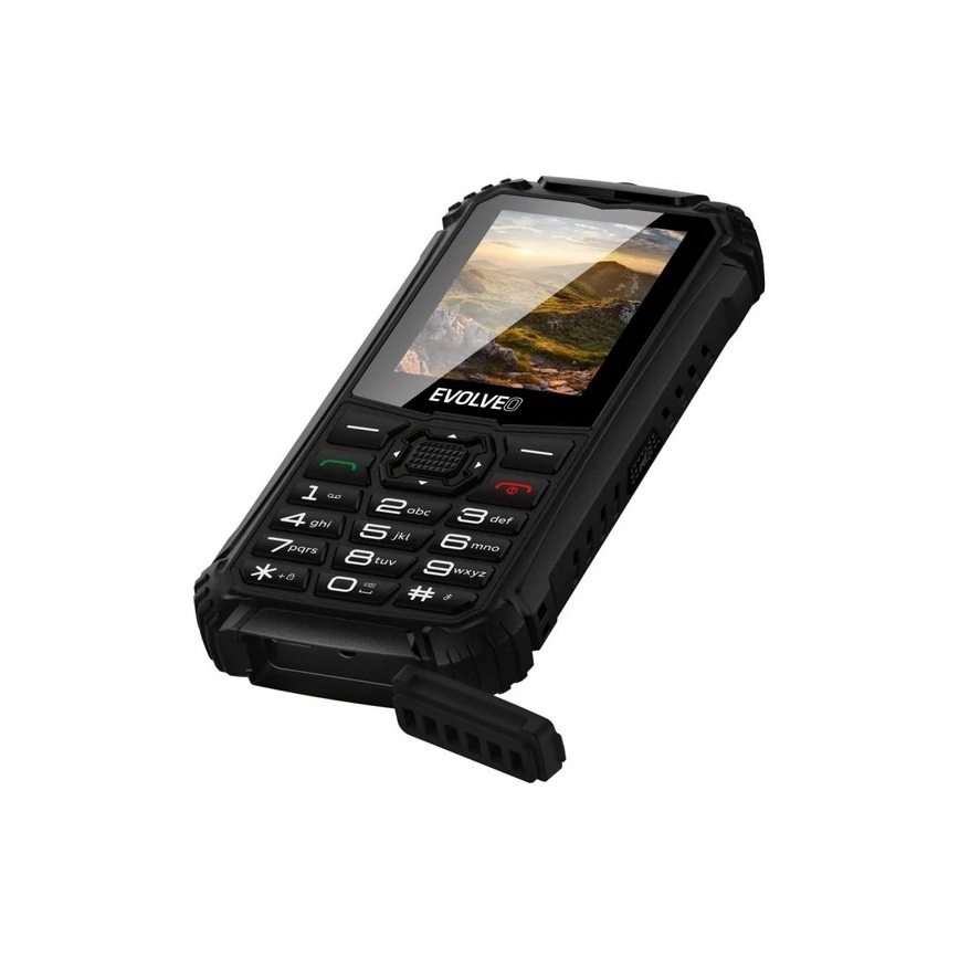 Evolveo - StrongPhone Q1 αδιάβροχο Dual SIM τηλέφωνο, μαύρο