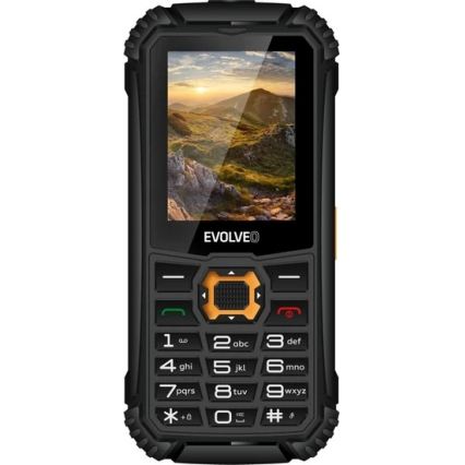 Evolveo - StrongPhone Q1 αδιάβροχο Dual SIM τηλέφωνο μαύρο/πορτοκαλί