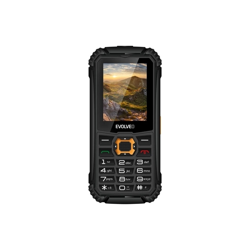Evolveo - StrongPhone Q1 αδιάβροχο Dual SIM τηλέφωνο μαύρο/πορτοκαλί