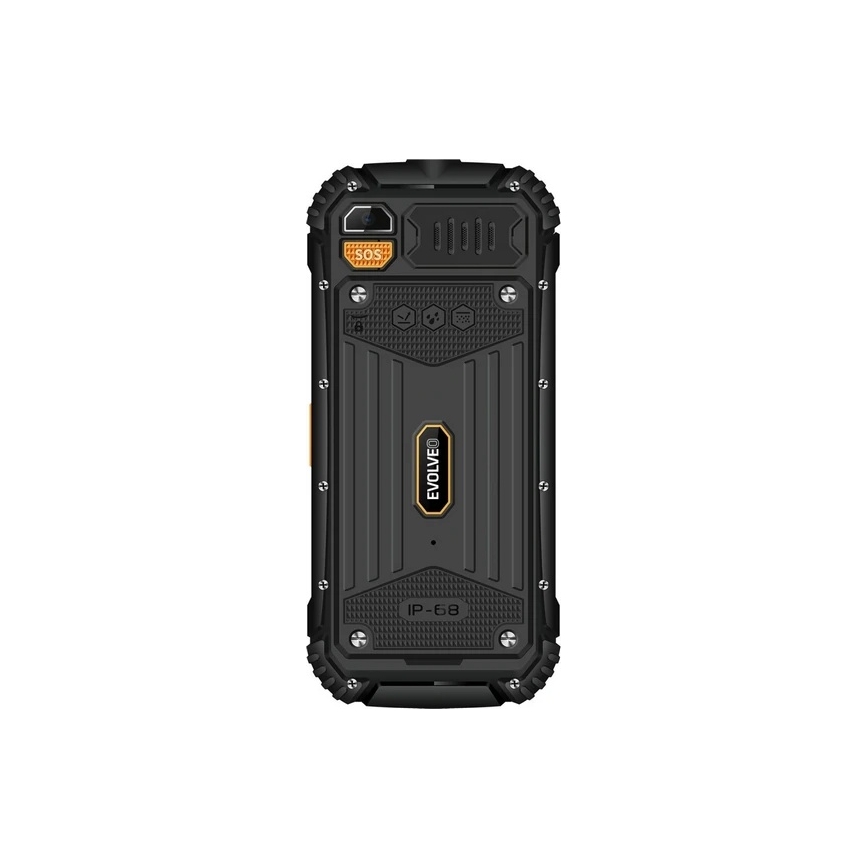 Evolveo - StrongPhone Q1 αδιάβροχο Dual SIM τηλέφωνο μαύρο/πορτοκαλί