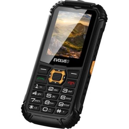 Evolveo - StrongPhone Q1 αδιάβροχο Dual SIM τηλέφωνο μαύρο/πορτοκαλί