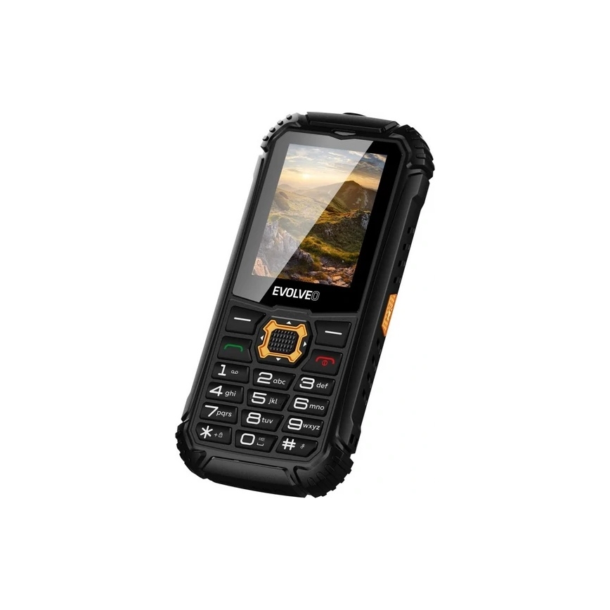 Evolveo - StrongPhone Q1 αδιάβροχο Dual SIM τηλέφωνο μαύρο/πορτοκαλί