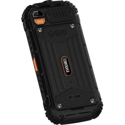 Evolveo - StrongPhone Q1 αδιάβροχο Dual SIM τηλέφωνο μαύρο/πορτοκαλί