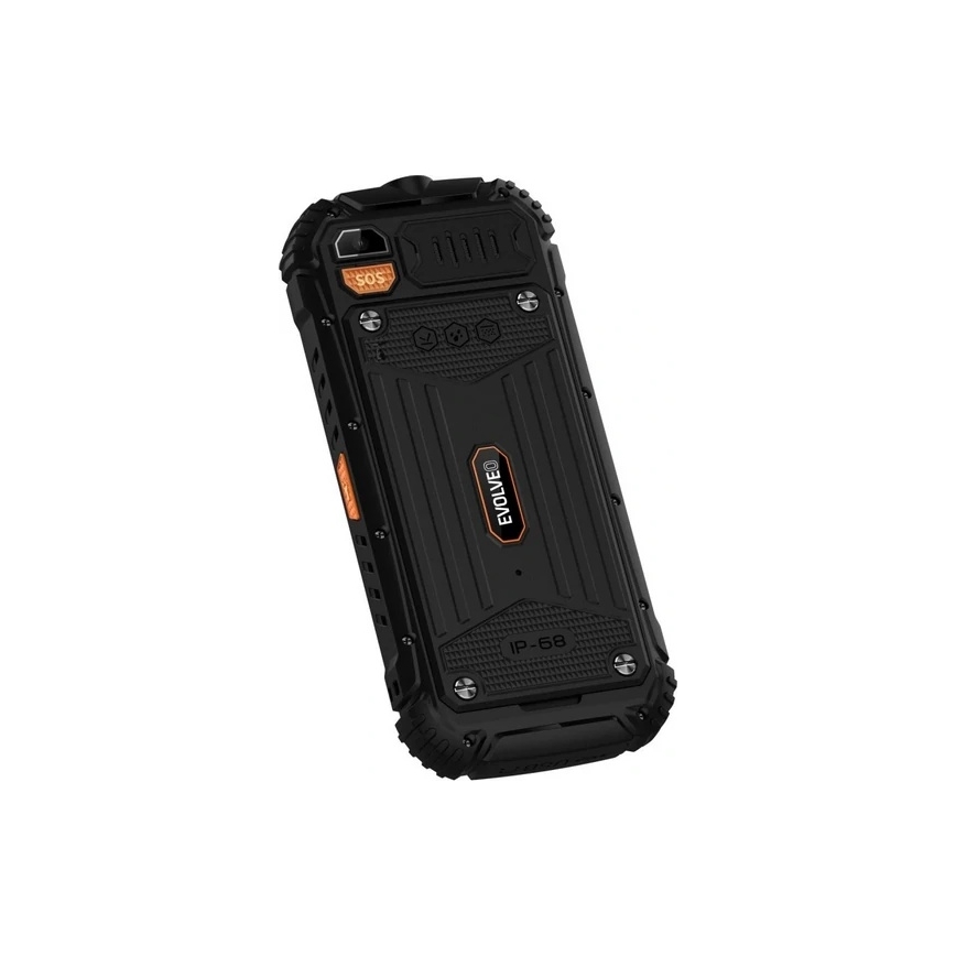 Evolveo - StrongPhone Q1 αδιάβροχο Dual SIM τηλέφωνο μαύρο/πορτοκαλί