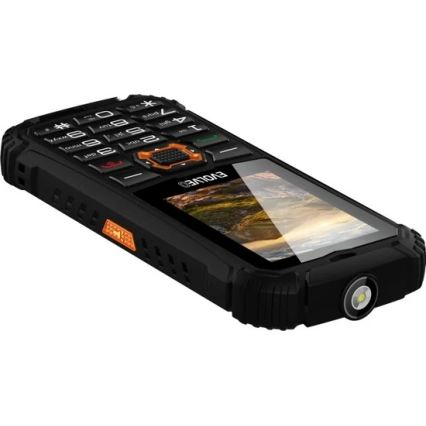 Evolveo - StrongPhone Q1 αδιάβροχο Dual SIM τηλέφωνο μαύρο/πορτοκαλί