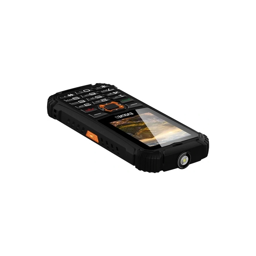 Evolveo - StrongPhone Q1 αδιάβροχο Dual SIM τηλέφωνο μαύρο/πορτοκαλί