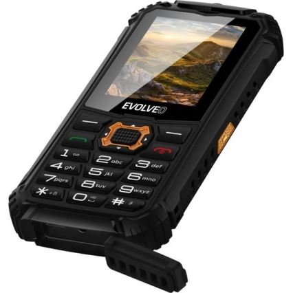 Evolveo - StrongPhone Q1 αδιάβροχο Dual SIM τηλέφωνο μαύρο/πορτοκαλί