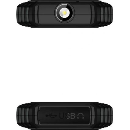 Evolveo - StrongPhone Q1, αδιάβροχο κινητό τηλέφωνο Dual SIM μαύρο/πορτοκαλί