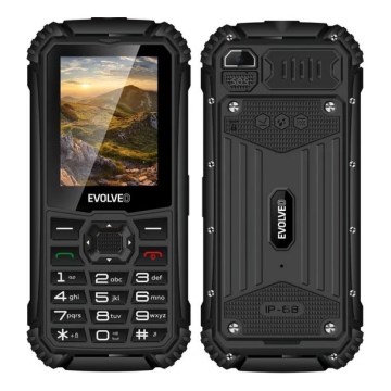 Evolveo - StrongPhone Q1 αδιάβροχο κινητό με διπλή SIM, μαύρο