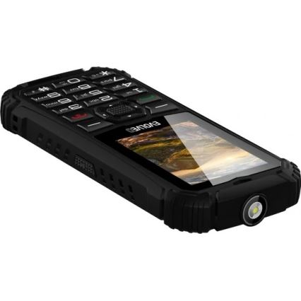 Evolveo - StrongPhone Q1, αδιάβροχο τηλέφωνο Dual SIM, μαύρο