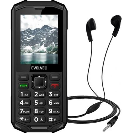 Evolveo - StrongPhone X5, αδιάβροχο Dual SIM κινητό μαύρο/γκρι