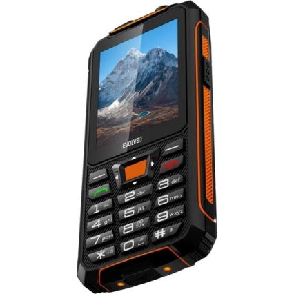 Evolveo - StrongPhone Z6 αδιάβροχο Dual SIM τηλέφωνο μαύρο/πορτοκαλί