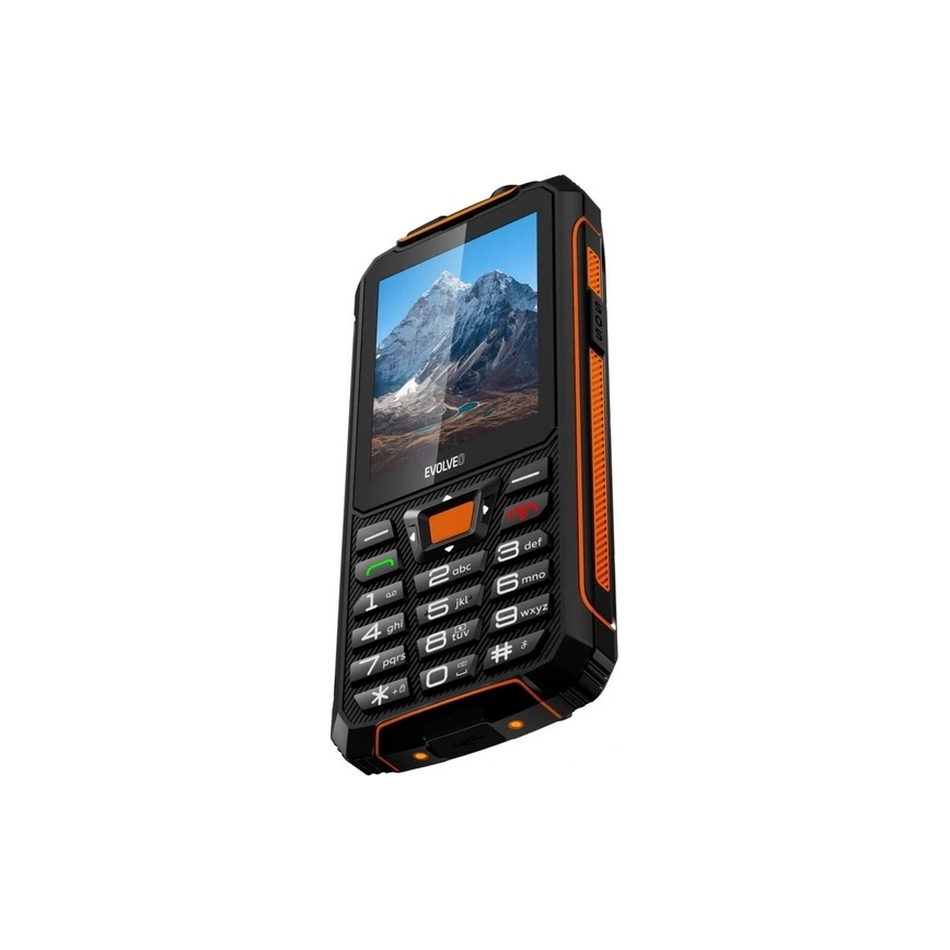 Evolveo - StrongPhone Z6 αδιάβροχο Dual SIM τηλέφωνο μαύρο/πορτοκαλί