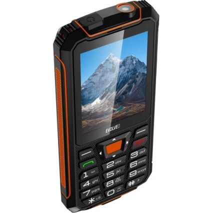 Evolveo - StrongPhone Z6 αδιάβροχο Dual SIM τηλέφωνο μαύρο/πορτοκαλί