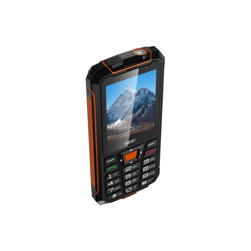 Evolveo - StrongPhone Z6 αδιάβροχο Dual SIM τηλέφωνο μαύρο/πορτοκαλί