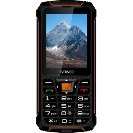 Evolveo - StrongPhone Z6 αδιάβροχο Dual SIM τηλέφωνο μαύρο/πορτοκαλί