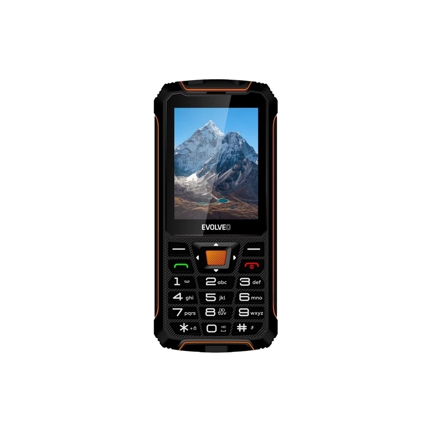 Evolveo - StrongPhone Z6 αδιάβροχο Dual SIM τηλέφωνο μαύρο/πορτοκαλί