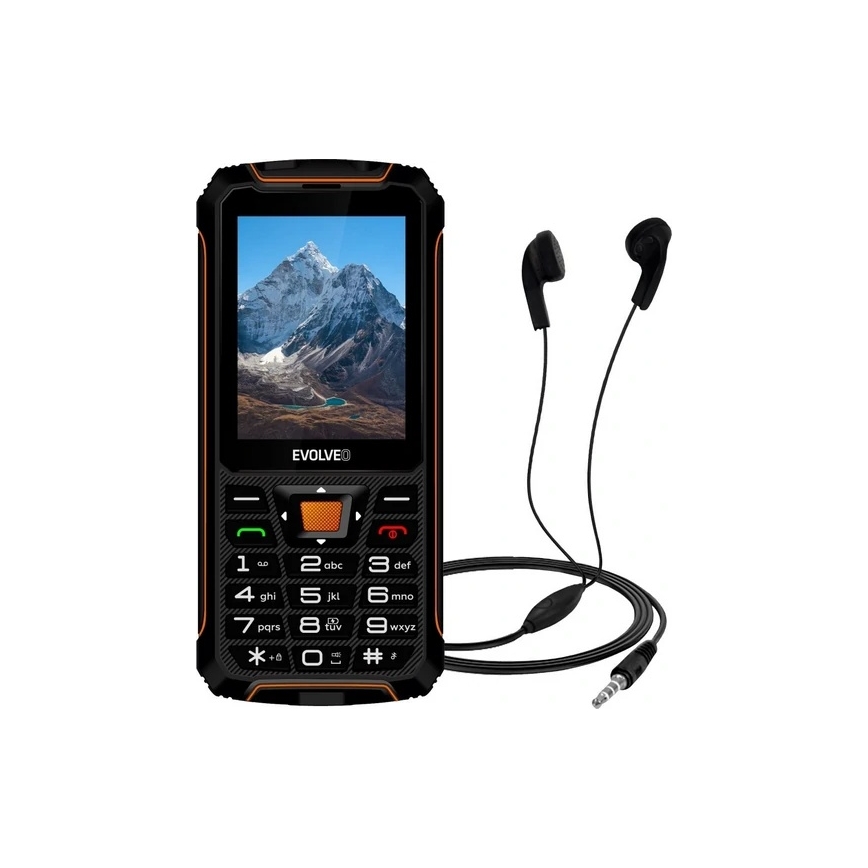 Evolveo - StrongPhone Z6 αδιάβροχο Dual SIM τηλέφωνο μαύρο/πορτοκαλί