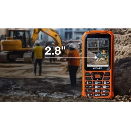 Evolveo - StrongPhone Z6 αδιάβροχο τηλέφωνο Dual SIM πορτοκαλί