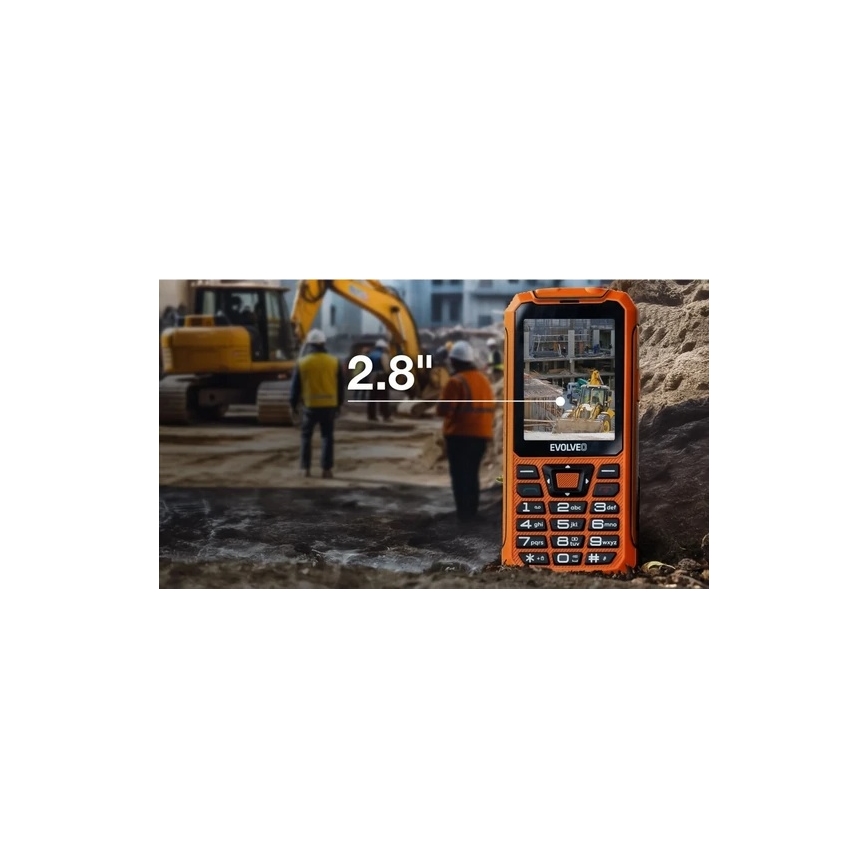 Evolveo - StrongPhone Z6 αδιάβροχο τηλέφωνο Dual SIM πορτοκαλί