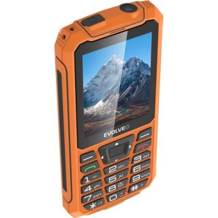 Evolveo - StrongPhone Z6 αδιάβροχο τηλέφωνο Dual SIM πορτοκαλί