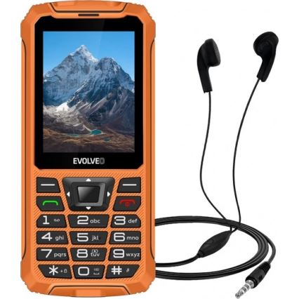 Evolveo - StrongPhone Z6 αδιάβροχο τηλέφωνο Dual SIM πορτοκαλί
