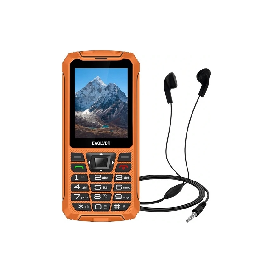 Evolveo - StrongPhone Z6 αδιάβροχο τηλέφωνο Dual SIM πορτοκαλί