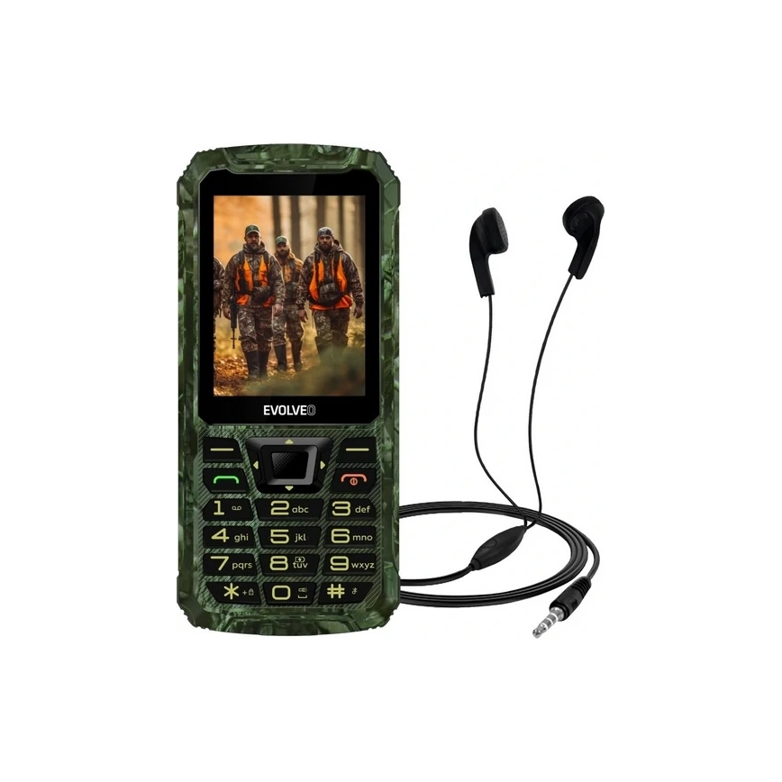 Evolveo - StrongPhone Z6 αδιάβροχο τηλέφωνο με διπλή SIM σε κυνηγετικό καμουφλάζ
