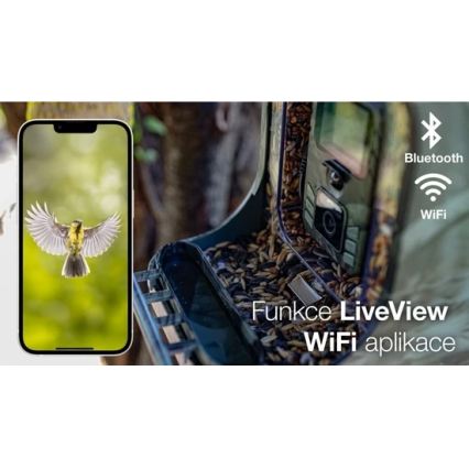 Evolveo - StrongVision BirdFeeder - έξυπνη ταΐστρα για πουλιά με κάμερα και ηλιακά πάνελ