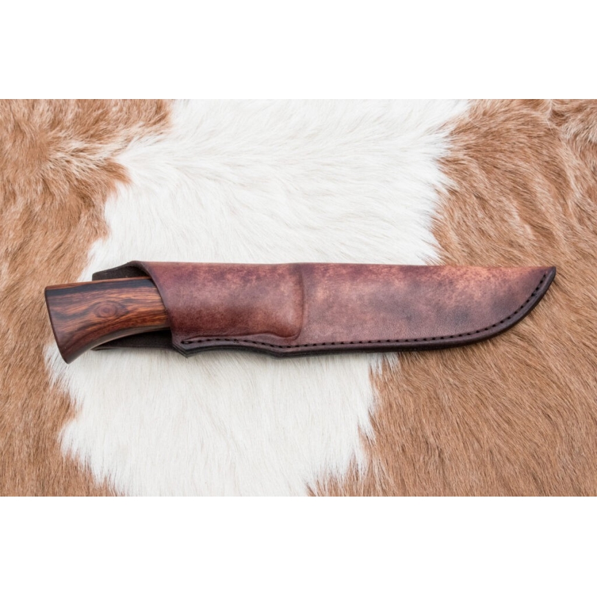 Exclusive μαχαίρι Δαμασκού 13 cm ironwood/κόκκαλο καμήλας