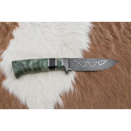 Exclusive μαχαίρι Δαμασκού 11,6 cm σφένδαμος/έβενος