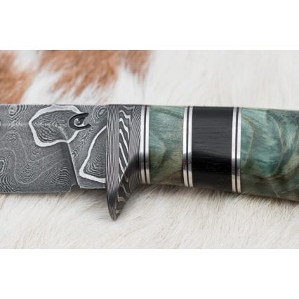 Exclusive μαχαίρι Δαμασκού 11,6 cm σφένδαμος/έβενος