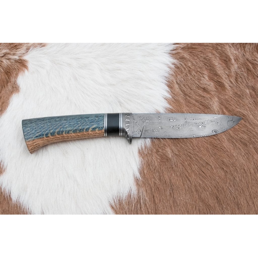 Exclusive μαχαίρι Δαμασκού 12,7 cm δρυς/έβενος
