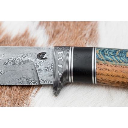 Exclusive μαχαίρι Δαμασκού 12,7 cm δρυς/έβενος